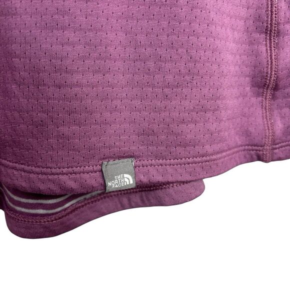The North Face Athletic Womens 1/4 Zip Pullover Top Purple Long Sleeve Size M - Picture 5 of 12
